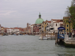 View down the Grand Canal