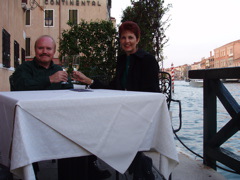 Toasting the Grand Canal